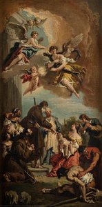 A Miracle Of St. Francis Of Paola — Francesco Fontebasso