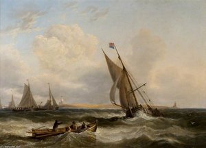Seascape - — John Wilson Carmichael