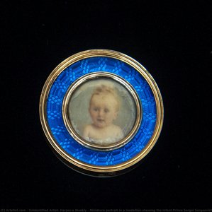 Miniature Portrait In A Medallion Showing The Infant Prince Sergei Sergeevich — Unidentified Artist, Harper's Weekly