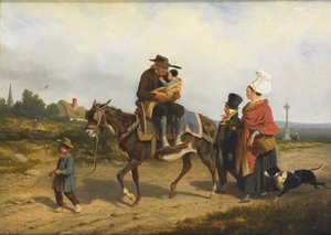 Le Retour De La Ville — Hippolyte Bellangé