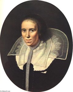 Portrait Of A Young Woman — Paulus Moreelse