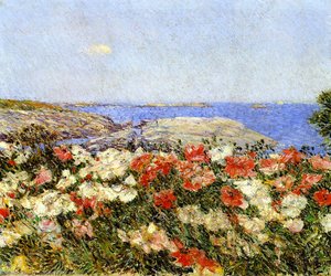 Poppies On The Isles Of Shoals — Frederick Childe Hassam