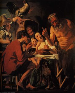 Satyr And Peasant — Jacob Jordaens