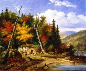 Lake Memphremagog — Cornelius David Krieghoff
