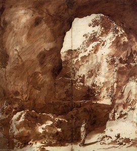 Figures Beneath The Arches Of A Classical Ruin — Cornelis Van Poelenburch