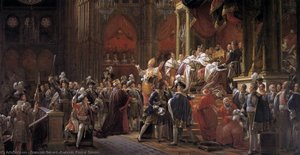 The Coronation Of Charles X — François Gérard (françois Pascal Simon)