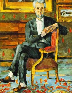 Choquet Seated,c.1877, Gallery Of Fine Arts,columbus — Paul Cézanne