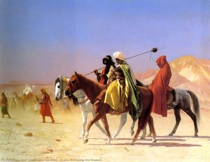 Arabs Crossing The Desert — Jean-léon Gérôme