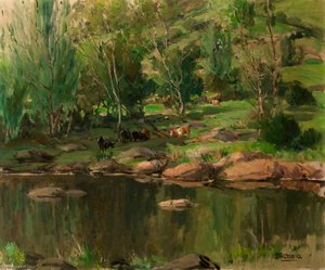 Beside Still Waters, Cushendun — James Humbert Craig