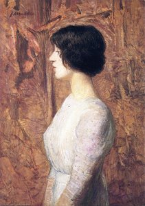 Portrait Of A Young Woman — Julian Alden Weir