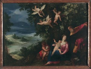 Rest On The Flight To Egypt — Paulus Bril