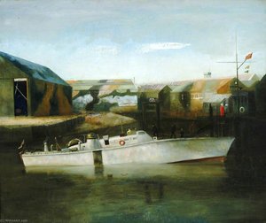 A Motor Boat Of The British Power Boat Company, Hythe — Richard Ernst Eurich
