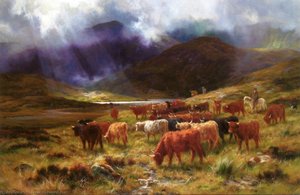 Glen Dochart, Near The Black Mount — Louis Bosworth Hurt