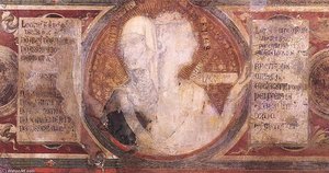 Maestà (detail Of The Medallions) — Simone Martini