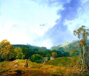Landscape, Morning — George Barret The Elder