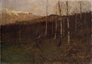 Italiano Bosco Ceduo (bosco Di Betulle) — Bartolomeo Bezzi