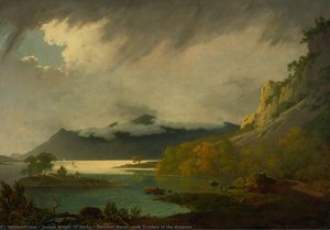 Derwent Water, With Skiddaw In The Distance — Joseph Wright Of Derby