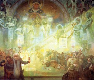 Holy Mount Athos — Alphonse Mucha