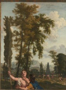 Italian Landscape With Shepherd And Shepherdess, Gerard De Lairesse, C. 1687 — Gérard De Lairesse