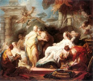 Psyche Showing Her Sisters Her Gifts From Cupid — Jean-honoré Fragonard