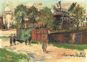 Mulino Della Gallette E Sacro Cuore — Maurice Utrillo