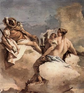 Mars, Venus And Cupid — Giovanni Domenico Tiepolo