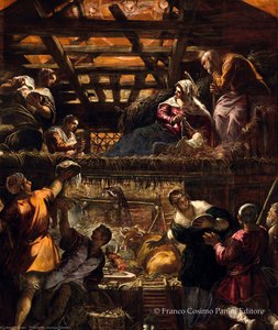 Adoracja Pastuszy — Jacopo Tintoretto