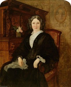 Mrs Eugenie Maria Wynne, Née Crowe (1827–1899) — Eyre Crowe