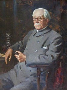 Dr Edwin Sloper Beaven (1857–1941) — Wilfrid Gabriel De Glehn