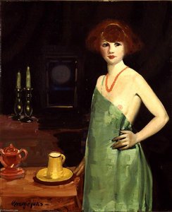 Girl In Green — George Benjamin Luks