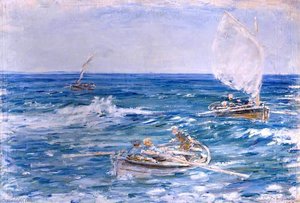Lobster Fishers, Machrihanish Bay — William Mctaggart