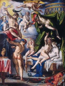 Mars And Venus Surprised By Vulcan — Joachim Anthonisz Wtewael