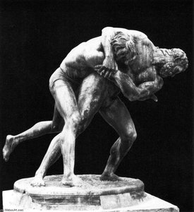 Modern Wrestling: The Hip Throw — Auguste-louis-marie Jenks Ottin