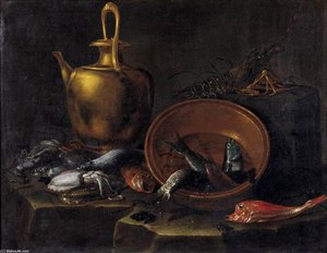 Still-life With Fish — Giuseppe Recco