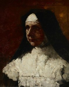 A Nun — Olga Boznańska
