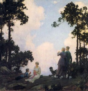 Under The Pines — Charles Courtney Curran