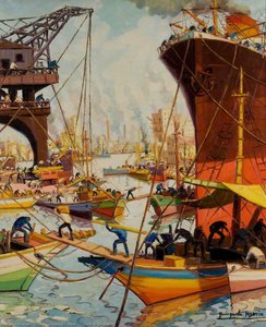 Labour In The Sun — Benito Quinquela Martín