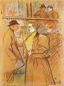 En El Moulin Rouge — Comte Henri Marie Raymond De Toulouse-lautrec-monfa