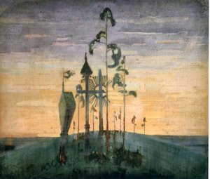 Graveyard Motif — Mikalojus Konstantinas Čiurlionis