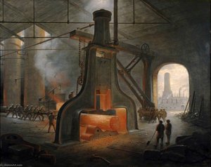 A Steam Hammer At Work — James Nasmyth