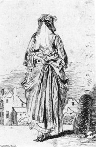 La Espalda De Una Mujer — Jean-antoine Watteau