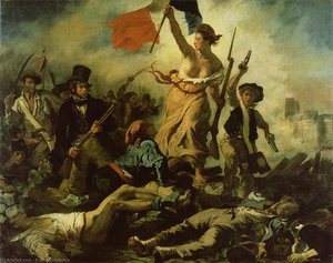 Liberté Guidant Le Peuple, Louvre — Eugène Delacroix