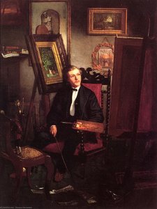 Self Portrait Of The Artist In His Studio — Thomas Hovenden