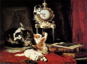 The Correct Time Sun — Henriette Ronner Knip