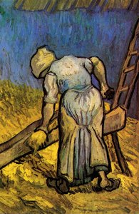 Päevitaja Heinamaastikult Pärast Herned — Vincent Van Gogh