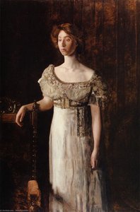 El Vestido A La Antigua (también Conocido Como Retrato De Helen Montanverde Parker) — Thomas Eakins