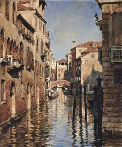 A Venetian Backwater — Stanhope Alexander Forbes