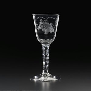 Goblet With Armorials And Garden Pavillion — David Wolff