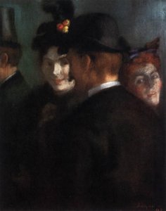The Theatre Foyer — Louis Anquetin