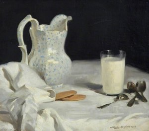 A Glass Of Milk — Stanley Cursiter